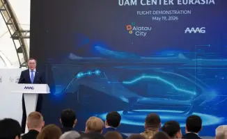 Воздушное такси протестировали в Алматинской области