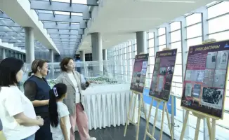 выставка архивных документов фотографий День Великой Победы Астана