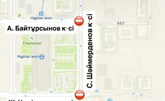 В Астане ограничат движение на нескольких перекрестках из-за ремонта