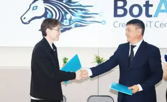 Открытие BotAi CREATIVE IT CENTER в Айыртауском районе с зонами робототехники и GameDev